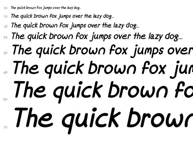 Mf Fine Again font waterfall